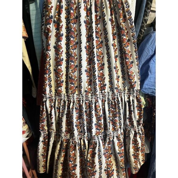 O.p.t Women's Floral Smocked Midi Dress Multicolor Size M Party/Cocktail NWOT - Picture 6 of 9